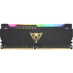 barrette mémoire Patriot Viper Steel RGB DDR4 8Go vue de face