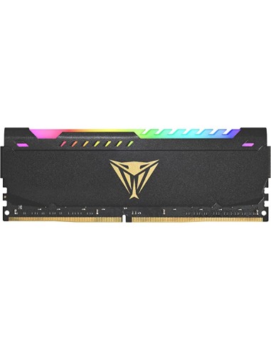 barrette mémoire Patriot Viper Steel RGB DDR4 8Go vue de face