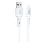 câble chargeur Hoco USB vers Lightning vue de face