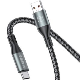 câble de charge TERA Type C tressé TPE vue de face
