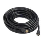 câble HDMI 20 mètres noir vue de face
