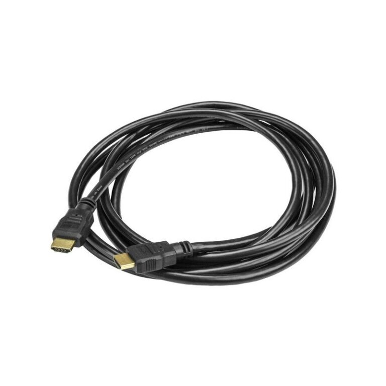 câble HDMI 1.5M noir vue de face