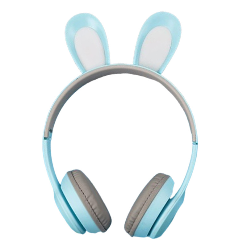 casque-bluetooth-b12-pour-enfants-bleu-1.jpg casque bluetooth b12 enfants vue de face