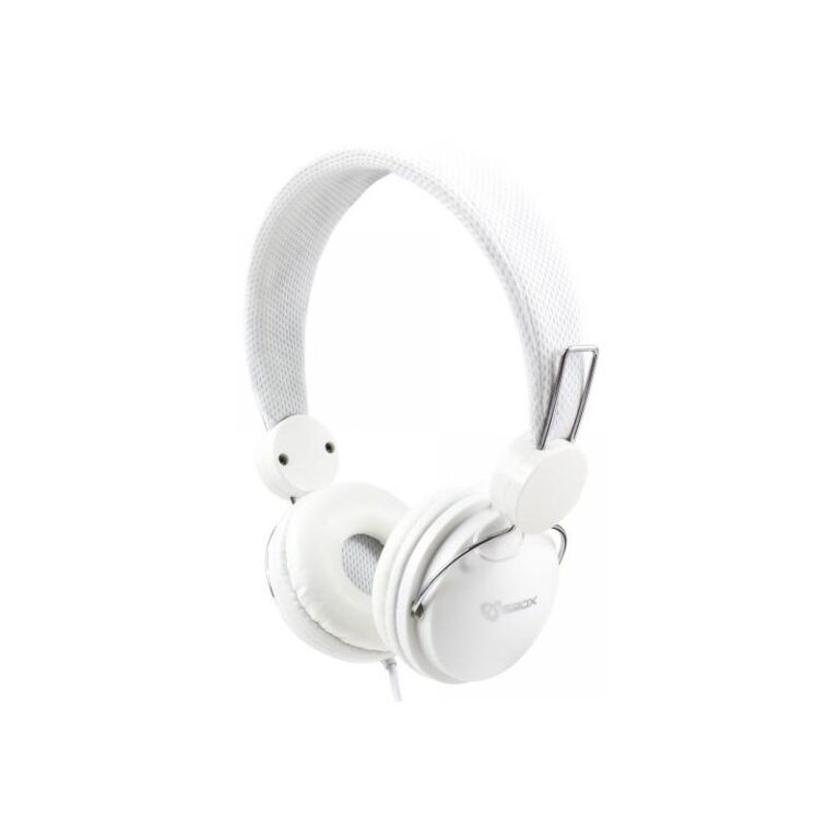 casque stéréo sbox hs-736 blanc vue de face