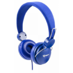 casque stéréo sbox hs-736 bleu vue de face