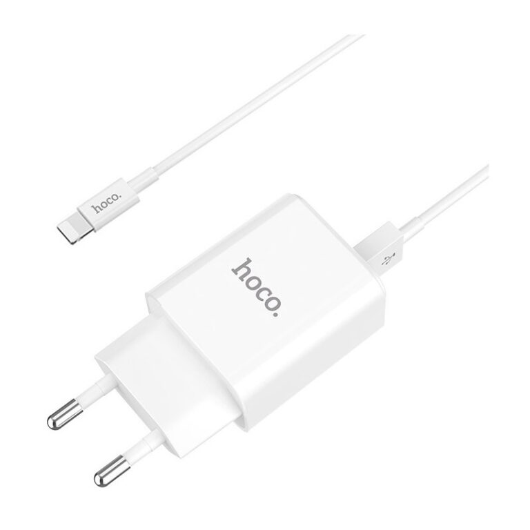 chargeur hoco c62a iphone vue de face