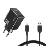 chargeur smartphone KAKUSIGA USB Lightning vue de face