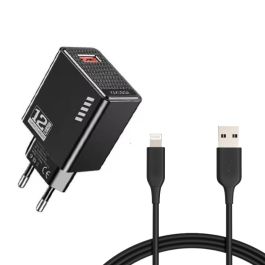 chargeur smartphone KAKUSIGA USB Lightning vue de face