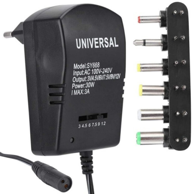 chargeur universel SY668 6en1 30W vue de face