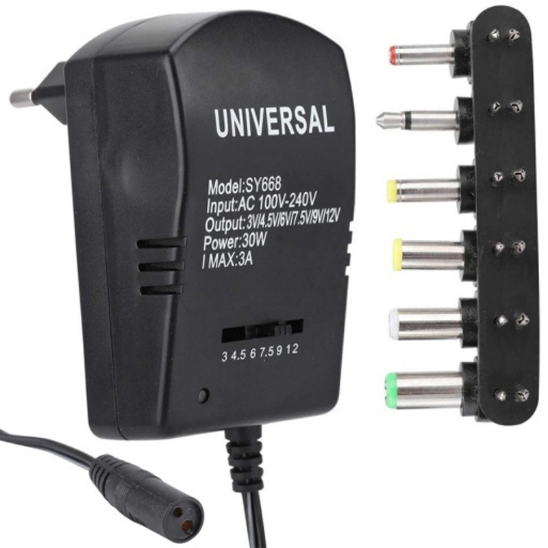 chargeur-universel-sy668-6en1-30w-12v-3a-noir.jpg chargeur universel SY668 6en1 30W vue de face