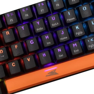Clavier Gamer BARACUDA BGK-03111 DOLPHIN Red Switch Noir – Image 2