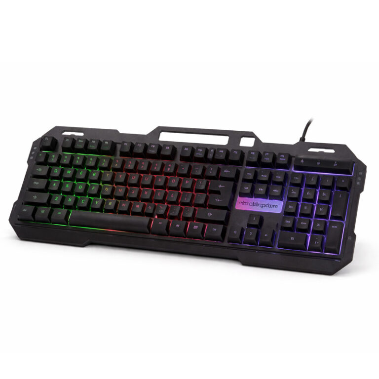 clavier gamer MicroKingdom MK909 RGB vue de face