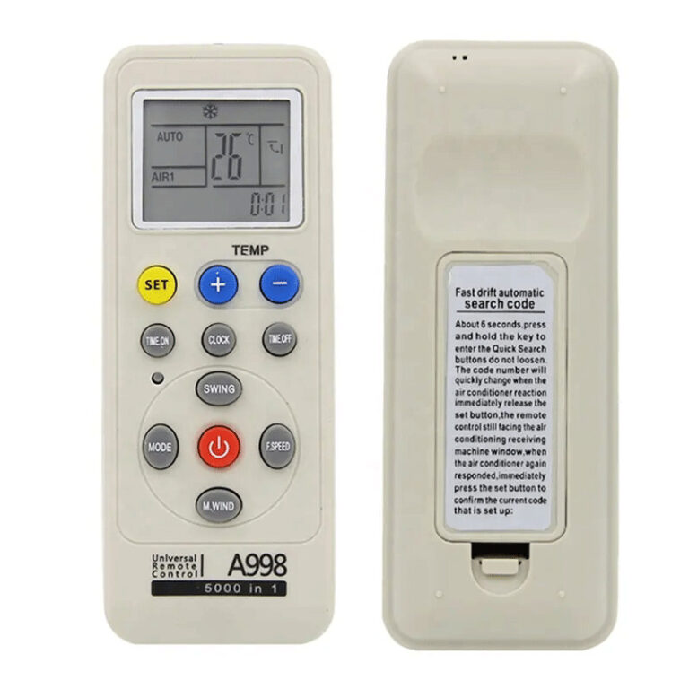 télécommande climatiseur universelle vue de face
