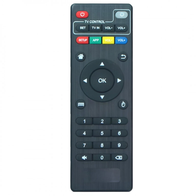 télécommande box android x96 vue de face