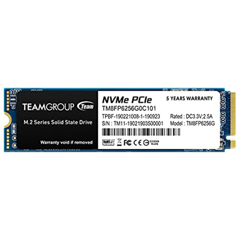 disque-dur-interne-ssd-team-group-m2-mp33-256-go-tm8fp6256g0c101.jpg SSD Team Group MP33 256 Go vue de face