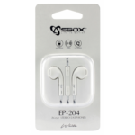 ÉCOUTEURS SBOX IEP-204 AVEC MICRO BLANC