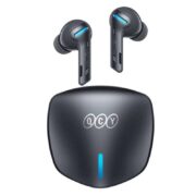 écouteurs Bluetooth QCY G1 Gris vue de face