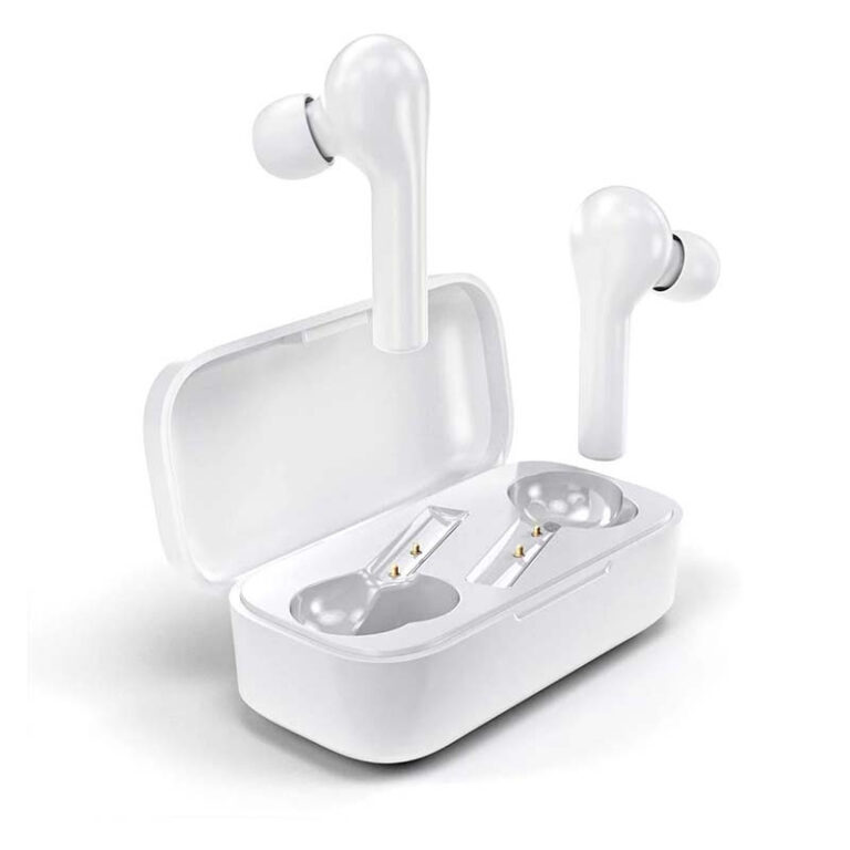 écouteurs Bluetooth QCY T5 Noir vue de face