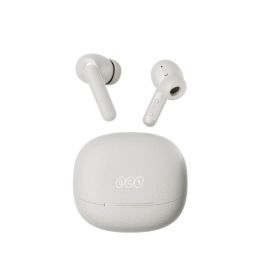 écouteurs QCY Buds ANC Bluetooth Blanc vue de face
