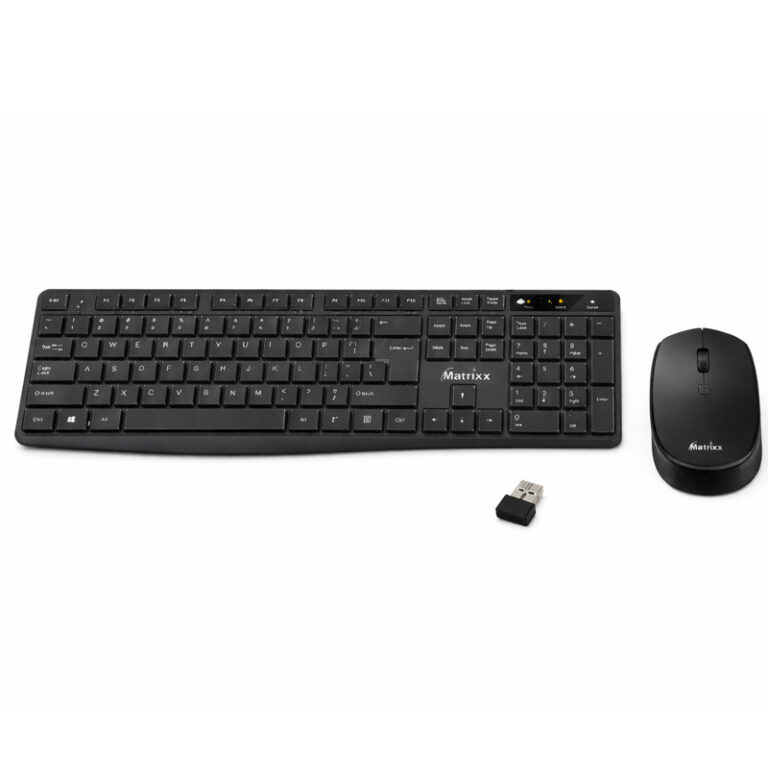 ensemble clavier souris sans fil Matrixx MX900 vue de face