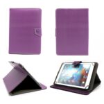 étui cuir tablette 7 pouces violet vue de face