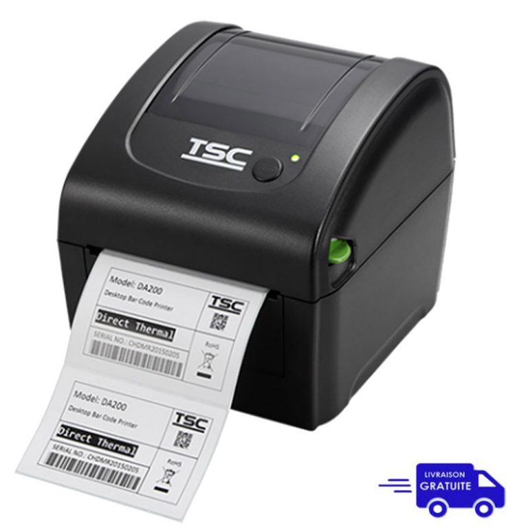 imprimante étiquettes TSC DA210 vue de face