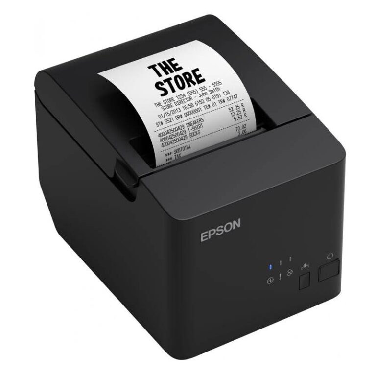 imprimante ticket EPSON TM-T20X Ethernet vue de face