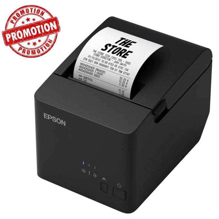 imprimante ticket EPSON TM-T20X Ethernet vue de face