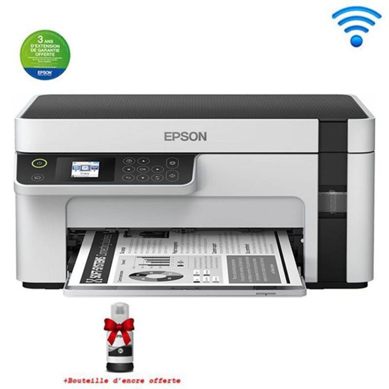 imprimante EPSON EcoTank ET-M2120 vue de face