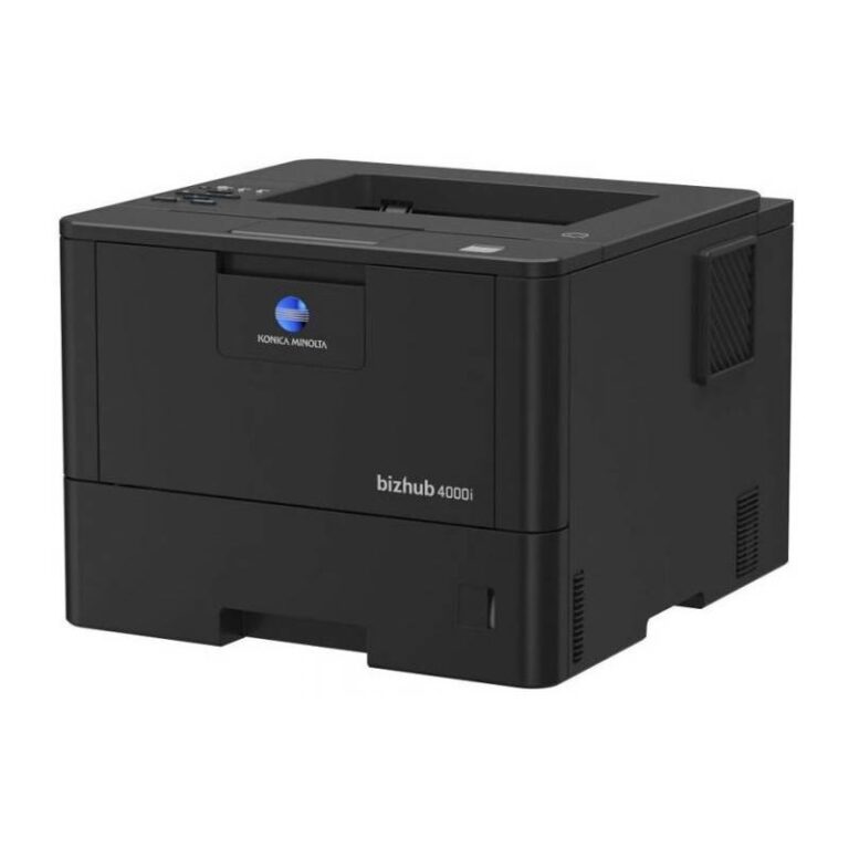 imprimante laser konica minolta 4000i vue de face