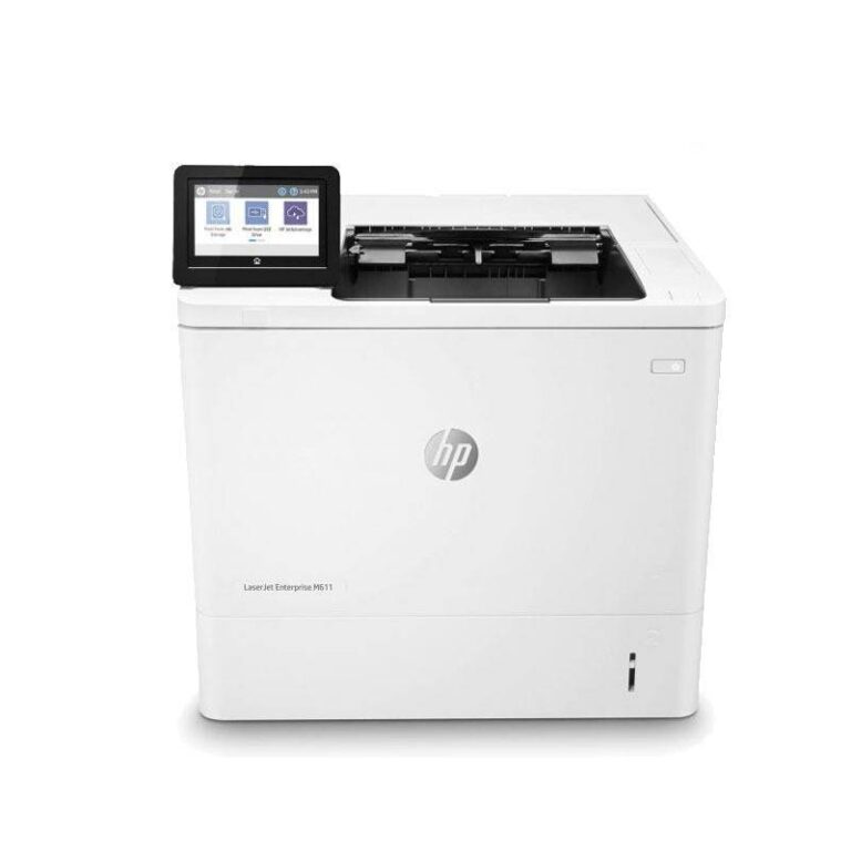 imprimante HP LaserJet M611DN vue de face