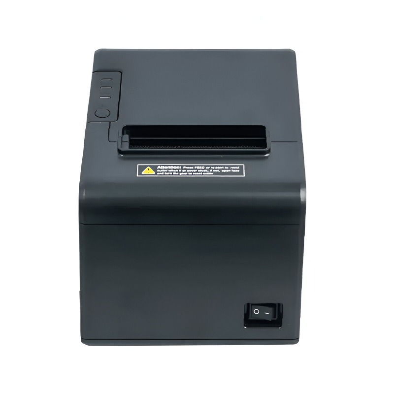 imprimante-thermique-de-ticket-k200usb-noir-01.jpg imprimante thermique ticket K200USB vue de face