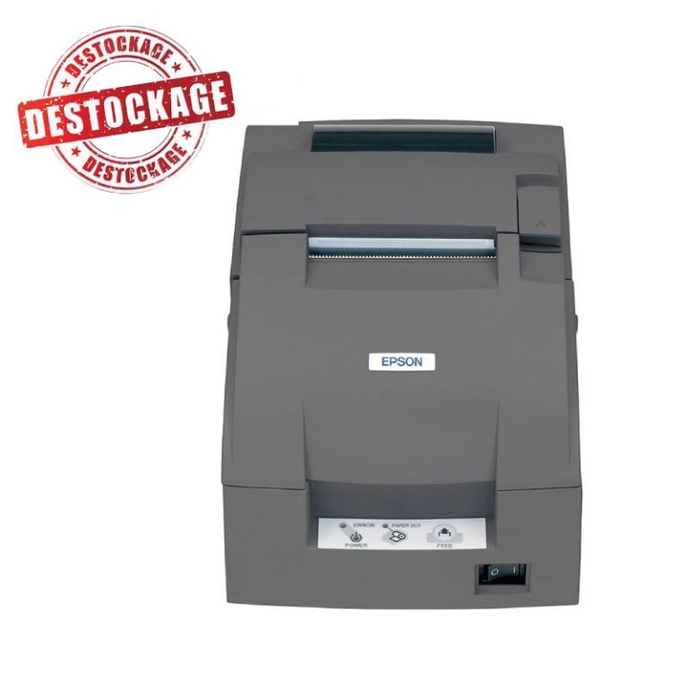 imprimante ticket epson tm-u220b ethernet vue de face