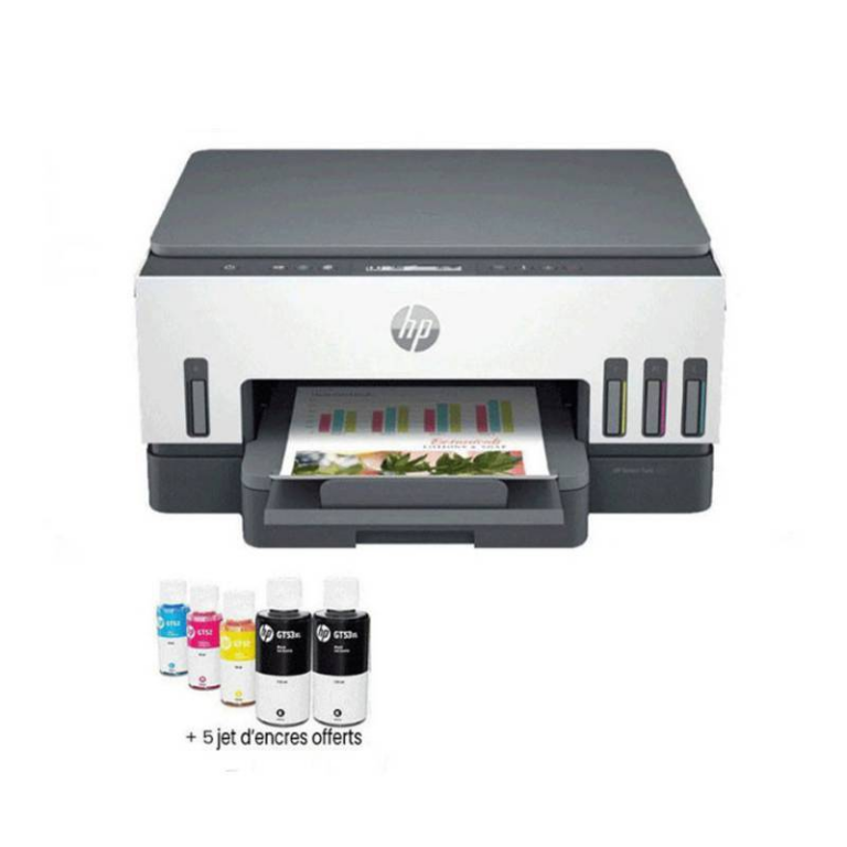 imprimante hp smart tank 720 wifi vue de face