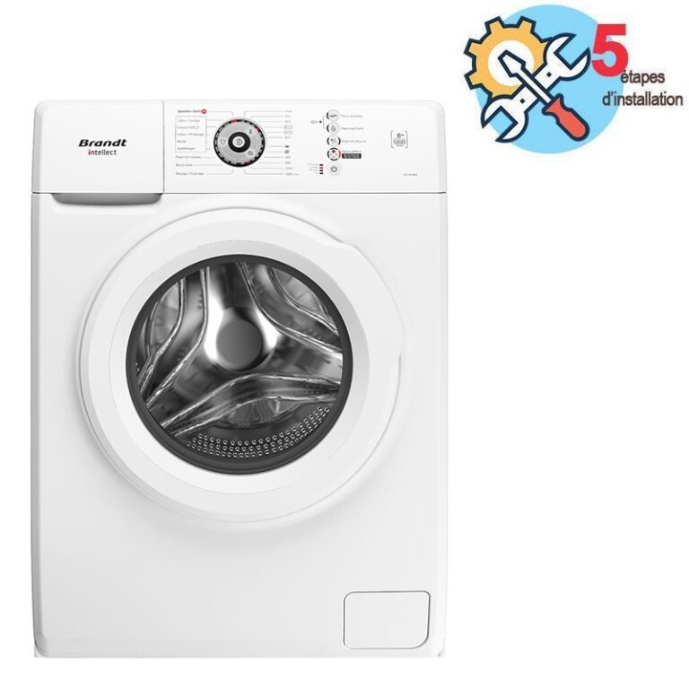 lave linge BRANDT BAL82WW 8 Kg vue de face
