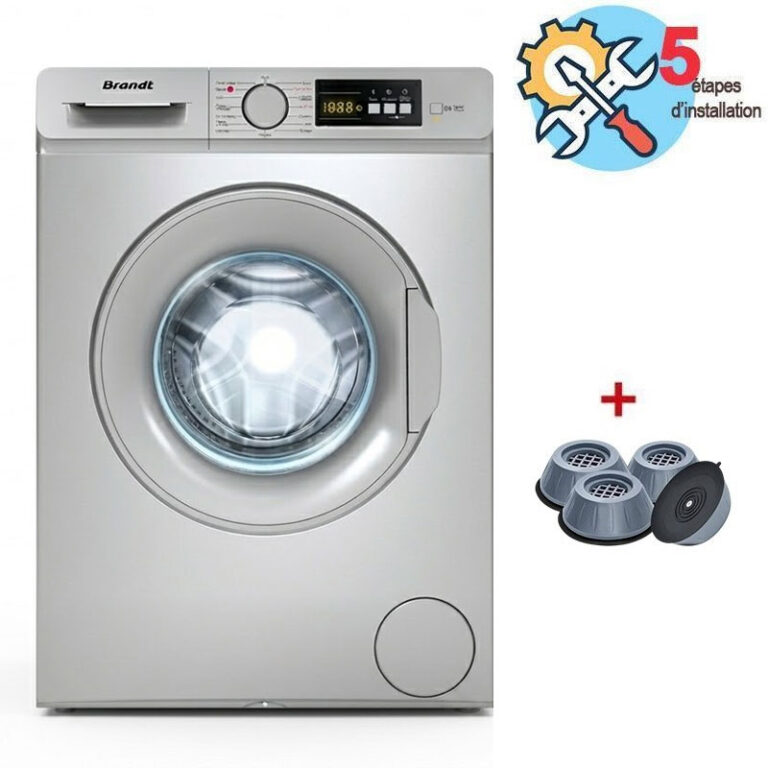lave linge frontal BRANDT BLF615S 6kg vue de face