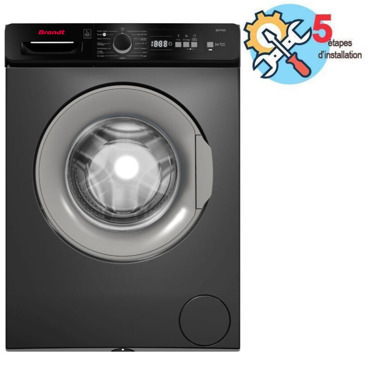 lave linge BRANDT BLF742S 7kg vue de face