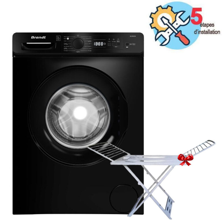 lave linge BRANDT BLF842B 8kg vue de face