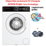 lave linge frontal BRANDT BLF842W 8kg vue de face