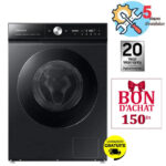 lave-linge séchant Samsung WD11D7B85GBM vue de face