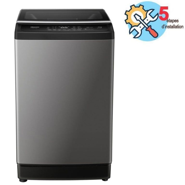 lave-linge top hisense wt3k1423ut 14kg vue de face