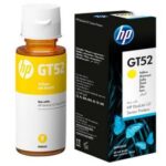 bouteille encre HP GT52 jaune vue de face