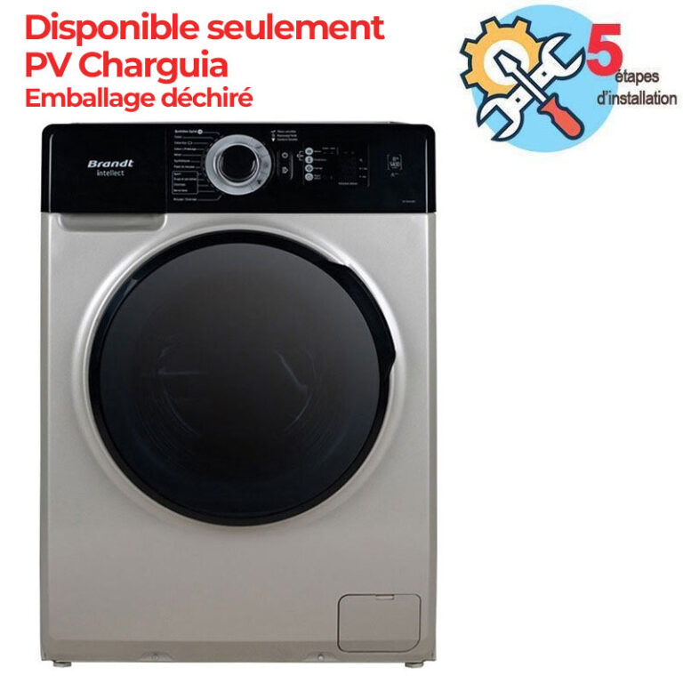 lave linge BRANDT BAM84SBL 8Kg vue de face