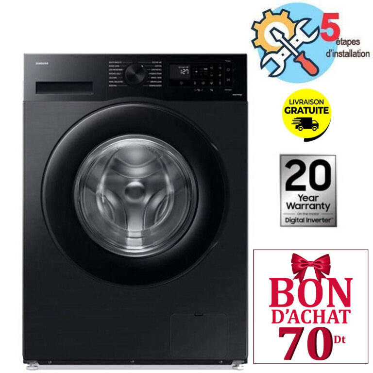 lave linge samsung ww90cg0edabas 9kg vue de face