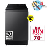 lave linge top samsung wa80f13s5c 13kg vue de face