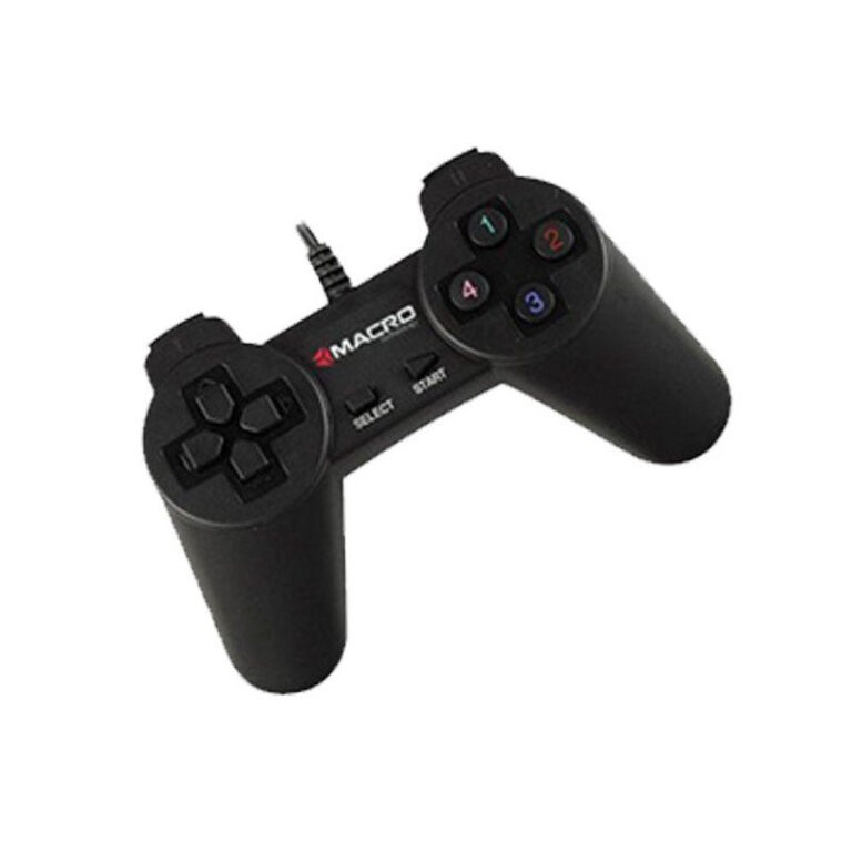 manette de jeux double USB Macro vue de face