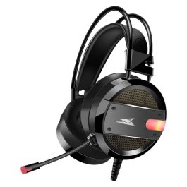 micro casque gamer BARACUDA BGH-031 Conch noir vue de face