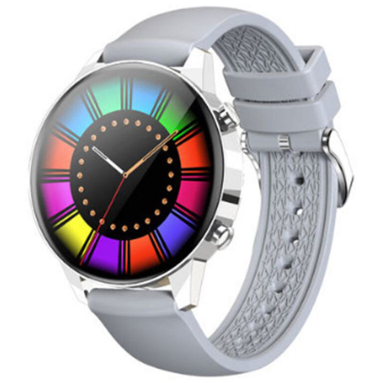 montre connectée Linwear LA08SE Gris vue de face