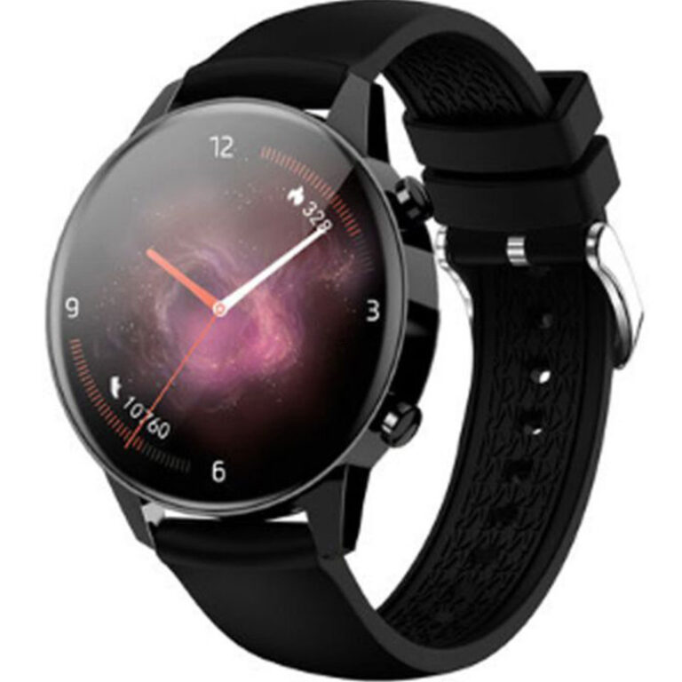 montre connectée Linwear LA08SE Noir vue de face