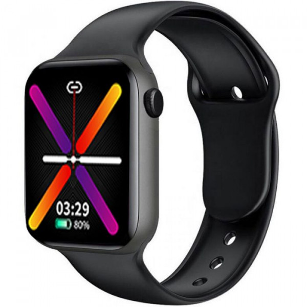 montre connectée LINWEAR LW12 Noir vue de face